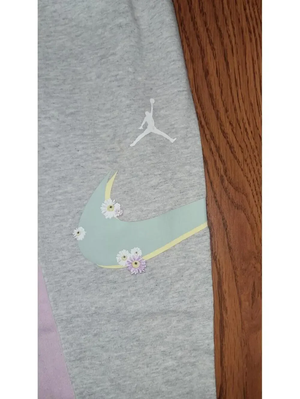 Nike Air Jordan Girls Leggings Pjnk‎ And Grey Athletic Small 8-10